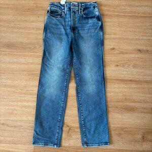 Good American Blue Straight Leg Jeans